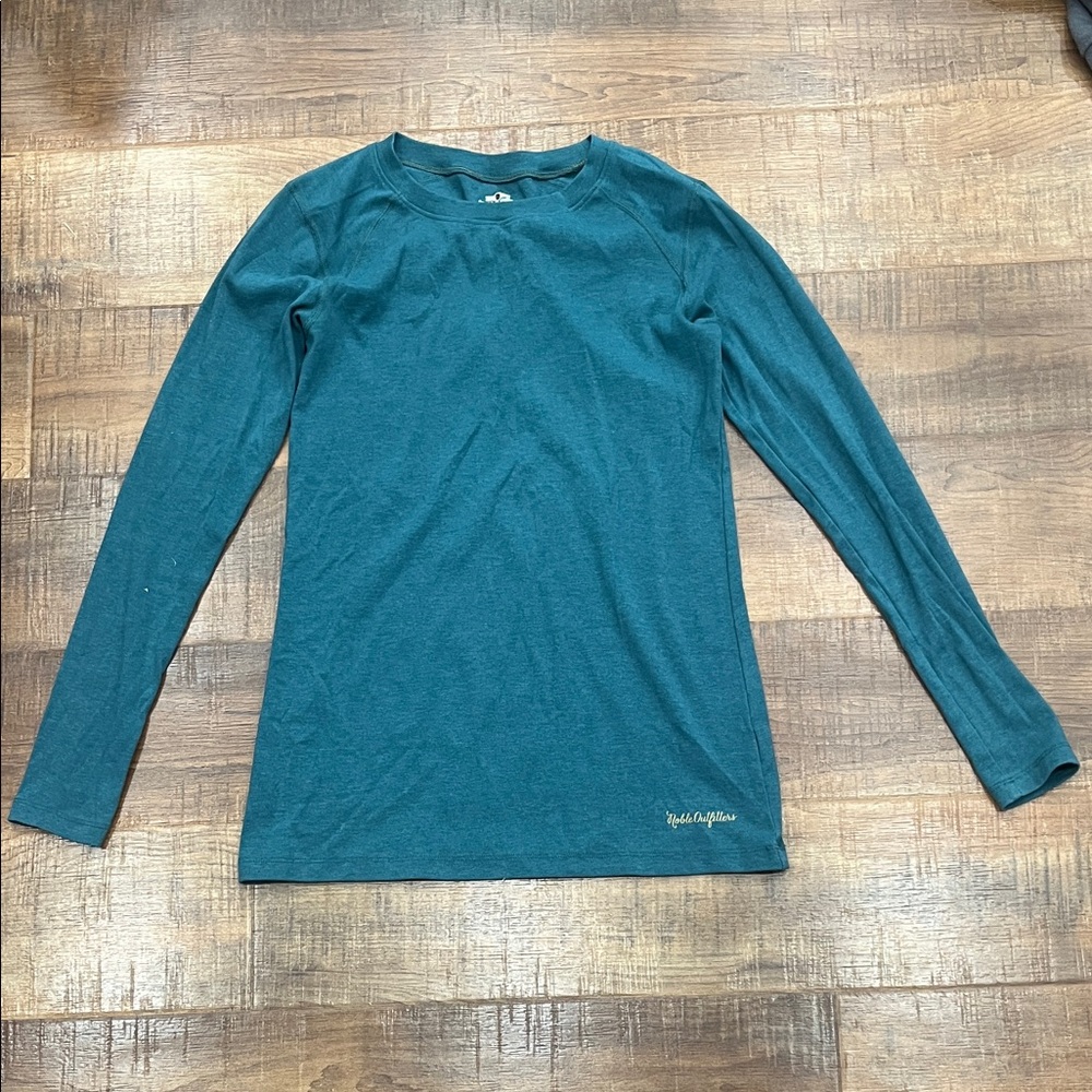 Stylish Teal Long Sleeve Tee